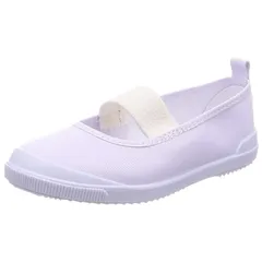 [ムーンスター] 上履き 日本製 ビニール バレー キッズ シロ/ホワイト 20.0 cm 2E