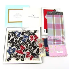 ラルフローレン/トッカ他 ハンカチ・ハンドタオル 8点セット ブランド まとめて 大量 レディース