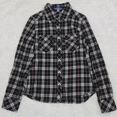 バーバリーブルーレーベル　長袖シャツ　ノバチェック　ホース刺繍　38　M