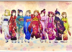 [중고] 포스터 A2 일본식 걸식 아트 포스터 Aqours [이치 반 쿠지 러브라이브! 선샤인!! ~ Aqours 맑은 옷 Collection ~] 마지막 원상