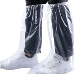 【迅速発送】L広場 シューズカバー 靴カバー 防水 使い捨て レインシューズカバー 靴 雨 靴濡れ防止 極厚 厚手 クリア 男女兼用 携帯用長ぐつ 便利環境にやさしい
