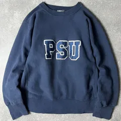 80s USA製 Champion カレッジ パッチ 刺繍 リバースウィーブ スウェット トレーナー M / 80年代 アメリカ製 ビンテージ チャンピオン トリコ