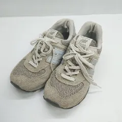 ◇ Θ NEW BALANCE ニューバランス WL574EG スニーカー サイズ25 ベージュ系 レディース E  【1409100052831】
