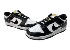 ナイキ NIKE 22年製 DUNK LOW RETRO SE WORLD CHAMP ダンク ロー ワールド チャンプ クラック シューズ 白 黒 DR9511-100 メンズ靴 スニーカー ブラック 27cm 104S-779