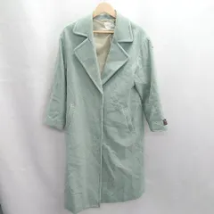 ◇ ⊇ DOUX ARCHIVES 袖なし ロングコート サイズS グリーン レディース E  【1503050003346】