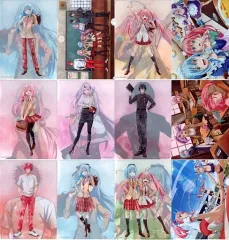 【中古】クリアファイル 全6種セット A4クリアファイルセット(2枚組) 「一番くじ 転生したらスライムだった件 私立テンペスト学園II」 F賞