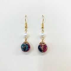 14kgfレインボークォーツレインドロップピアス/イヤリング - メルカリ