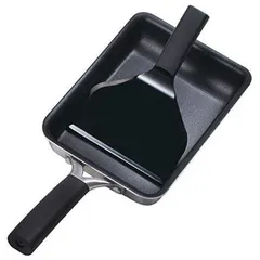 【 新品 未開封 】   貝印 ≪ＩＨ対応≫ 玉子焼き器 「Ｏ．Ｅ．Ｃ．」（スクレッパー付） DY-5201 未使用 送料無料のサムネイル