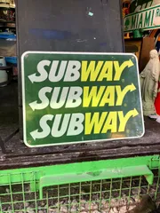 豊富なお得アーリー様専用【ハイウェイロードサイン】SUBWAY 　サブウェイ　小サイズ その他