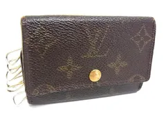 LOUIS VUITTON ルイヴィトン M62630 モノグラム ミュルティクレ6 6連 キーケース 鍵入れ レディース メンズ ブラウン系 DJ5091