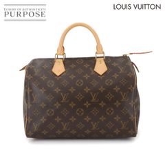 新品同様 ルイ ヴィトン LOUIS VUITTON モノグラム スピーディ 30 ハンド バッグ ブラウン M41526 ゴールド 金具 Speedy 30 90286285