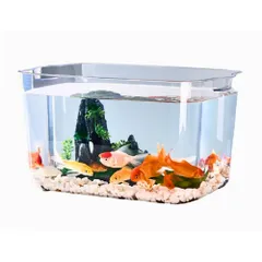 ideamall 金魚鉢 水槽 金魚 メダカ水槽 飼育 アクアリウム 容器 ボウル プラスチック 透明のサムネイル