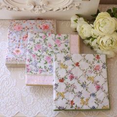 ペーパーナプキン 紙ナプキン ドイツ製 33ｃｍ角 ナプキン アフタヌーンティー 花柄 薔薇 ローズ ヨーロピアン シャビーシック フレンチシャビー ブロカント フレンチカントリー 可愛い アンティーク 北欧 おしゃれ