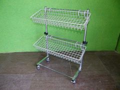 PLUS/プラス】ステップスタンド 移動式踏み台 キャスター付き 2段□C-1362