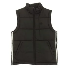 adidas アディダス GE1296 オリジナルス PADDED PUFFER VEST パデッド パファー 中綿 ベスト ブラック系 M【中古】のサムネイル