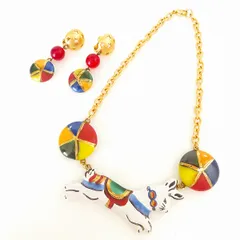 #anza ケンゾー KENZO ネックレス イヤリング セット うさぎ ゴールド ヴィンテージ レディース [942287]のサムネイル