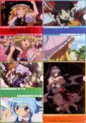 【中古】同人アクセサリー・小物系 【東方Project】A4クリアファイル4枚セット 幻想万華鏡 第8回博麗神社例大祭/満福神社