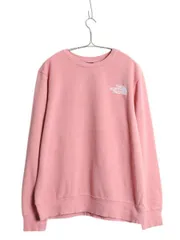 【お得なクーポン配布中!】 ノースフェイス ワンポイント ロゴ 刺繍 スウェット メンズ レディース L 古着 The North Face アウトドア トレーナー クルーネック 裏起毛