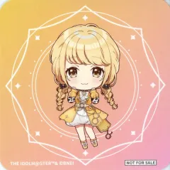 【中古】コースター 藤田ことね(ミニキャラ) ランダムコースター 「学園アイドルマスター collaboration Cafe in SMILE BASE CAFE」 コラボメニュー注文特典
