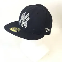 Made in USA/90s-00s★NEW ERA/59★NY Yankees/ヤンキース/MLBキャップ【サイズ7 5/8　61cm/紺/Navy】野球帽/Vintage/hat/cap◆CB103<sale>