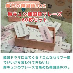 胸キュン韓国語フレーズカード60枚～【魔法の韓国語BOX】～