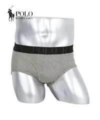 バラ売り ラルフローレン ブリーフ メンズ 1枚 前開き 下着 polo ralph lauren prl s m l xl グレー【メール便】正規品 新品 男性 518454のサムネイル