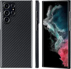 【人気商品】人気 カーボン風 ワイヤレス充電 Galaxy Galaxy 高級 S22 S22 Ultra Ultra 5g アラミド繊維 ケース ケース 【最新】Samsung 超薄 Kitoniのサムネイル