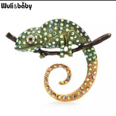 Wuli & Baby-カメレオン ブローチ 11cm×5.8cm