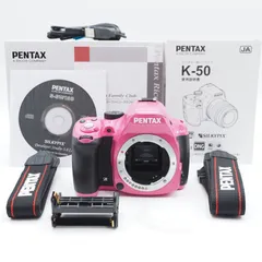 ★ショット数6,719回・元箱付き新品級★ PENTAX ペンタックス デジタル一眼レフ PENTAX K-50 ボディ ピンク #2103