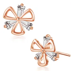 【数量限定】人気 最高級ジルコニア ピアス フラワー 「満開の花」 ピアス 金属アレルギー対応 ピアス 18金 ピアス レディース シルバー925 ピンクゴールド ピアス 小さい SK.Whiee 可愛い アクセサリー プレゼント