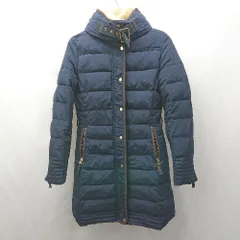 ◇ ⊇ ZARA BASIC ザラ ベーシック フード収納可能 長袖 ダウンコート サイズEUR M ネイビー系 レディース E  【1507030011505】