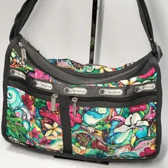 【完売品】【激レア】ハワイ限定  LeSportsac × コリーンウィルコックス　ショルダーバック　デラックスエブリデイバック　コラボ　花柄　ハイビスカス