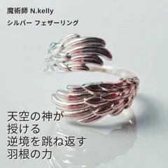 K526 強い力漲る ウラノスの魔術 幸運昇天 シルバー フェザーリング フリーサイズ 魔術師 N.Kelly モテる 引き寄せ 金運 財運 恋愛運 白魔術 強力 魔除け 縁結び 成就 運気好転 パワーストーン アクセサリー おまじない 占い 成功運  幸運