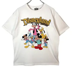 ディズニーミッキーマウスDisney Mickey Mouse半袖TシャツキャラクターTシャツキャラ物ミッキー＆フレンズDisneyLandグーフィー プルート ドナルド モーティー・フィールドマウス フェルディ・フィールドマウス白ホワイトレトロ50423