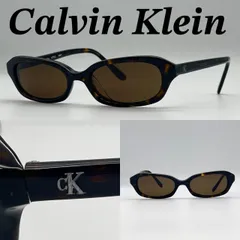 カルバンクライン サングラス プラスチック ダークブラウン 美品 70820