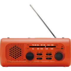 ドリテック さすだけ充電ラジオライト3 PR-323ROR オレンジ