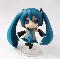 【中古】トレーディングフィギュア [単品] ねんどろいどぷち 初音ミク Project mirai 2 Ver. ｢3DSソフト 初音ミク Project mirai 2｣ 数量限定生産版ぷちぷくパック同梱品