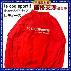 LECOQ GOLF ルコックゴルフ 2wayハーフジップブルゾン オレンジ L