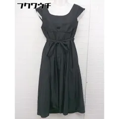 ◇ ◎ The way of Chic Ray BEAMS ビームス 半袖 膝丈 ワンピース サイズ1 ブラック レディース  【中古】 【1108040002882】のサムネイル