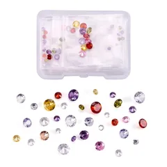【人気商品】デコパーツ ダイヤ型 ネイルパーツ 3D ネイルアート Vカットストーン 封入素材 ネイルアート ミックスカラー ネイルデコ ラインストーン アクセサリーパーツ ジルコニア ジュエリー DIY 4サイズ ハンドメイド 2.5~5mm 手芸材料 約8