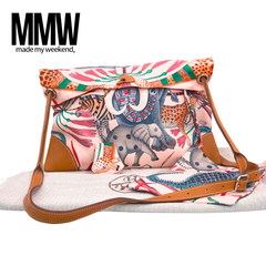 【デジタル鑑定書付き】エルメス La Marche du Zambeze シルキーシティ ショルダーバッグ　HERMES Silky City PM 33 La Marche du Zambeze Shoulder Bag Size 13 x13 in