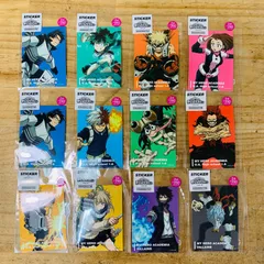 *O41106 僕のヒーローアカデミア ステッカー 緑谷出久 爆豪勝己 麗日お茶子 飯田天哉 死柄木弔 トガヒミコ 荼毘