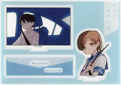 【中古】アクリルスタンド・アクリルパネル 一色文＆羽賀文乃(あやの) 描き下ろしアクリルスタンド 「コミックス 恋文と13歳の女優 第4巻」 まんが王有償特典