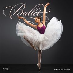【輸入版】2024年 バレエ カレンダー / ブラウントラウト 30.5 x 61 cm (Ballet  Calendar)