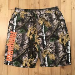 FOREST CAMO TRACK SHORTS Mサイズ a bathing ape BAPE ナイロン ショーツ ハーフパンツ エイプ ベイプ アベイシングエイプ 迷彩