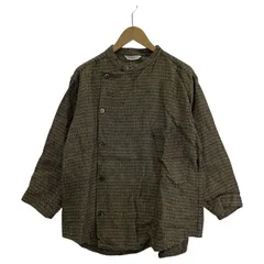 美品！アーツアンドサイエンス厚手バンドカラーシャツ L相当 美品！アーツアンドサイエンス厚手バンドカラーシャツ L相当