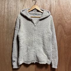 希少【Ron Herman × barefoot dreams /ロンハーマン ×ベアフットドリームス  【商品名】ボア シャギー ニット フリース/ジップ ジャケット パーカー