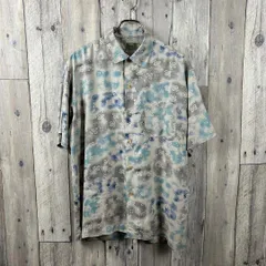 1960s レーヨンシャツ　総柄 1960s レーヨンシャツ 総柄