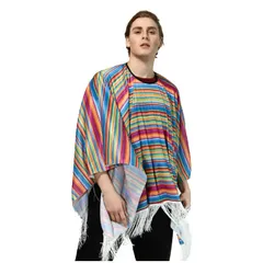 Amazon.co.jp: ポンチョ ショール 民族衣装 メキシコ刺繍