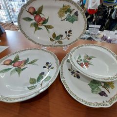 Noritake Primachina ROYAL ORCHARD ノリタケ ロイヤルオーチャードプリマチャイナ　楕円 大皿 オーバル 2枚＆ 大プレート1枚　＆パスタ皿1枚